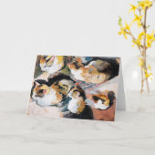 August Macke's Katzenstudien (Studie van een kat) Kaart (Gele Bloem)