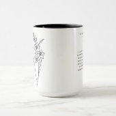 August Maid of Honor | Gladiolus Geboortebloem Mok (Midden)