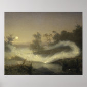 August Malmstrom - Dansende Fairies Poster (Voorkant)