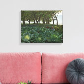 August Malmstrom - Kinderen die in de tuin spelen Canvas Afdruk (Insitu (Woonkamer))