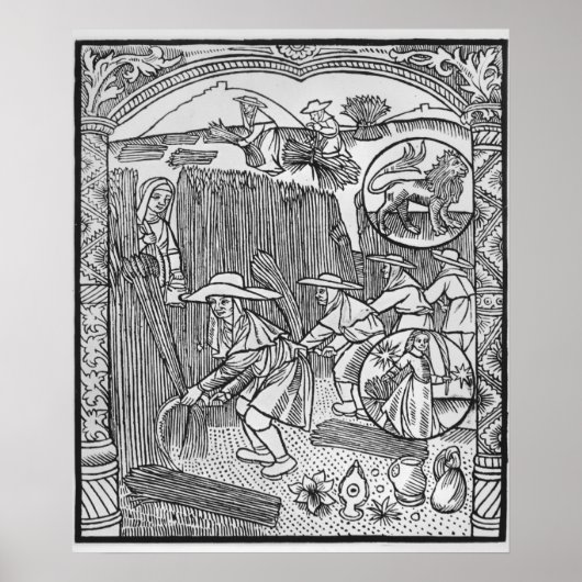 August, oogst, Leo Poster (Voorkant)