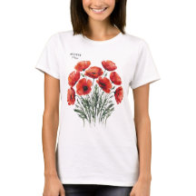 August Poppy Bloom - Gepersonaliseerd verjaardagsc