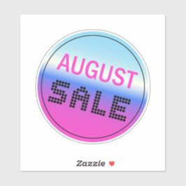 August Sale Sticker Hologradient (1pc)