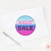 August Sale Sticker met een holografische gradiënt (Envelop)