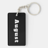 August Sleutelhanger (achterkant)