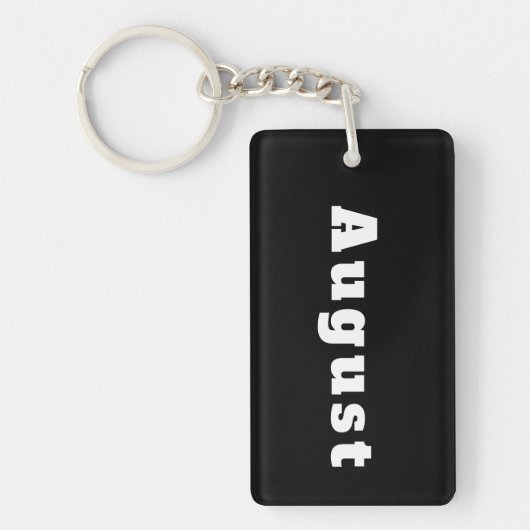 August Sleutelhanger (Voorkant)