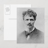 August Strindberg, 1 januari 1884 Briefkaart (Voorkant / Achterkant)