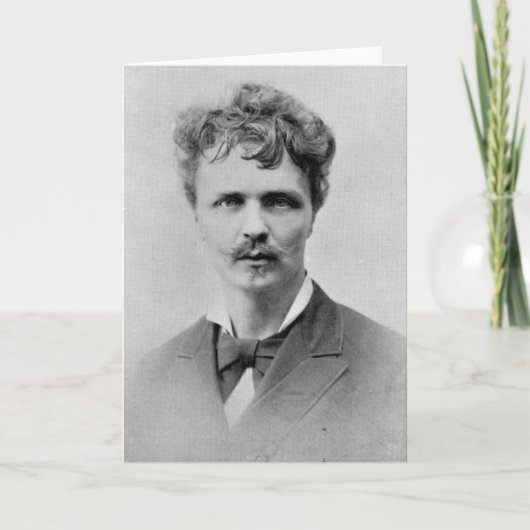 August Strindberg, 1 Januari, 1884 Kaart (Voorkant)