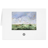 August Strindberg schilderij Kaart (Achterkant Horizontaal)