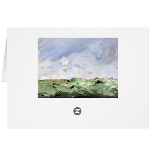 August Strindberg schilderij Kaart (Achterkant Horizontaal)