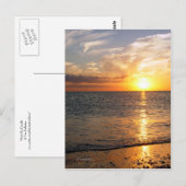 August Sunset Briefkaart (Voorkant / Achterkant)