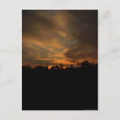 August Sunset Briefkaart (Voorkant)