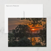 August Sunset on Manistee Lake Briefkaart (Voorkant / Achterkant)