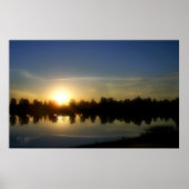 August Sunset Poster (Voorkant)