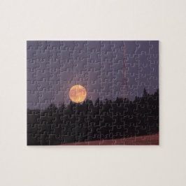 August Supermaan boven Paradise Ridge Legpuzzel