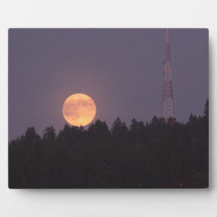 August Supermoon over Paradise Ridge Fotoplaat