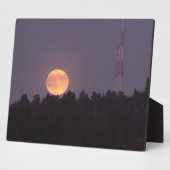 August Supermoon over Paradise Ridge Fotoplaat (Zijkant)