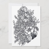 August Times Newborn Birth Aankondiging (Achterkant)