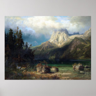 August Wilhelm Leu Mountain Poster