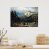 August Wilhelm Leu Mountain Poster (Keuken)
