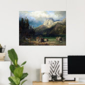 August Wilhelm Leu Mountain Poster (Thuiskantoor)