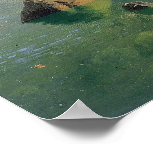 August Wilhelm Leu Tarn Poster (Hoek)