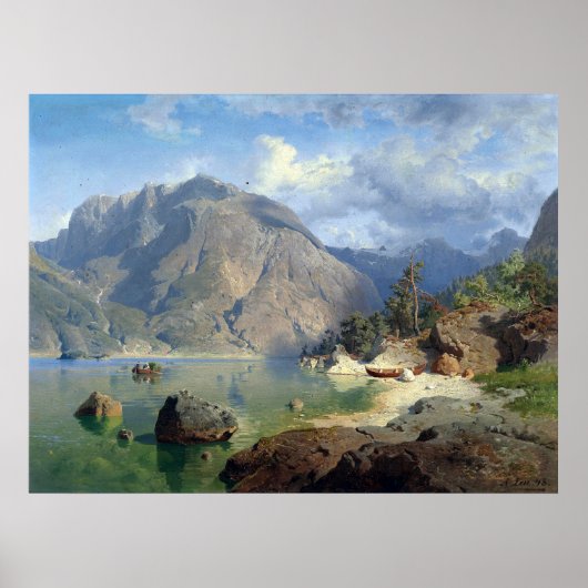 August Wilhelm Leu Tarn Poster (Voorkant)