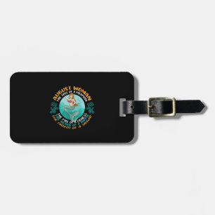 August Woman Soul van Mermaid Leo Zodiac Birthday Bagagelabel