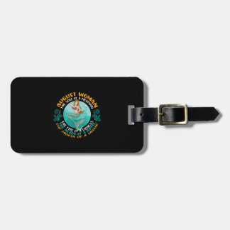 August Woman Soul van Mermaid Leo Zodiac Birthday Bagagelabel