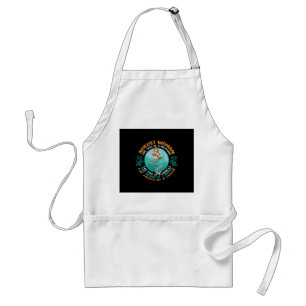August Woman Soul van Mermaid Leo Zodiac Birthday Standaard Schort