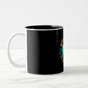 August Woman Soul van Mermaid Leo Zodiac Birthday Tweekleurige Koffiemok