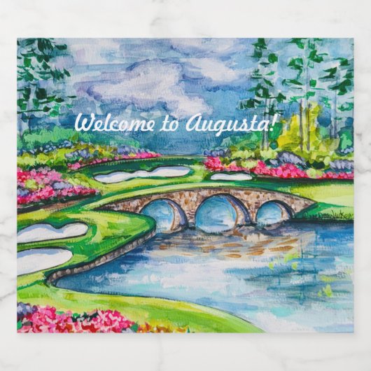 Augusta 2025 sparkling wijnetiket (Enkel label)