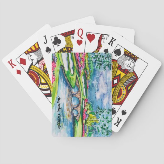 Augusta 2025 speelkaarten (Achterkant)