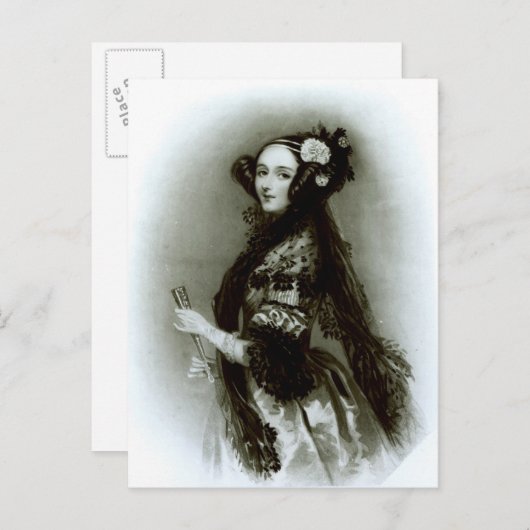 Augusta Ada Byron Countess of Lovelace Briefkaart (Voorkant / Achterkant)