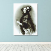 Augusta Ada Byron Countess of Lovelace Canvas Afdruk (Insitu (Houten vloer))