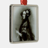 Augusta Ada Byron Countess of Lovelace Metalen Ornament (Rechts)