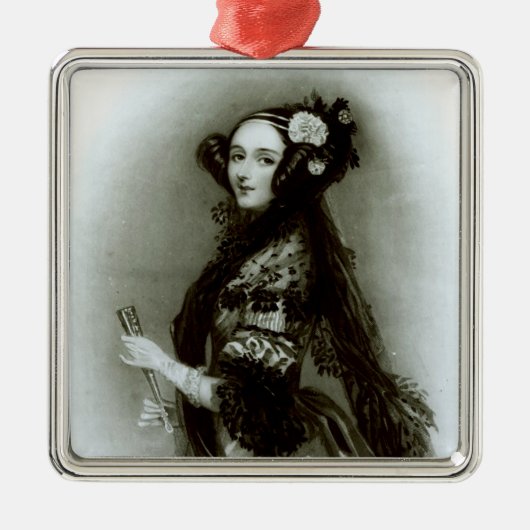Augusta Ada Byron Countess of Lovelace Metalen Ornament (Voorkant)