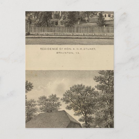 Augusta Church Stuart Briefkaart (Voorkant)