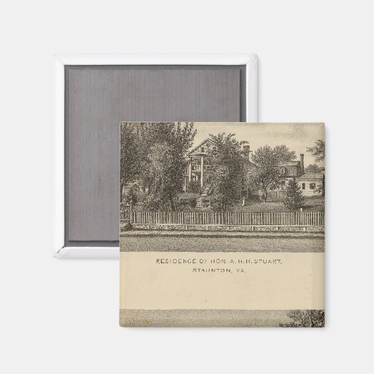 Augusta Church Stuart Magneet (Voorkant / Achterkant)