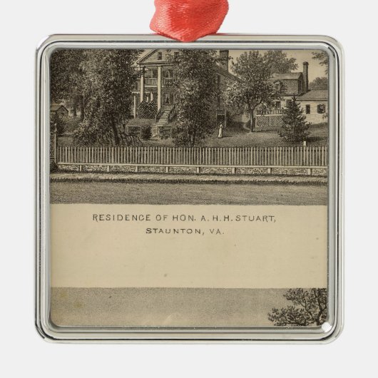 Augusta Church Stuart Metalen Ornament (Voorkant)