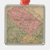 Augusta County, Virginia 2 Metalen Ornament (Voorkant)