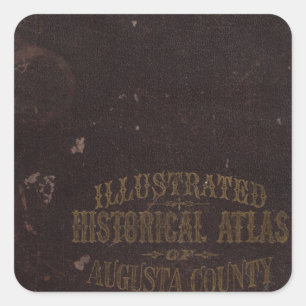 Augusta County, Virginia Vierkante Sticker