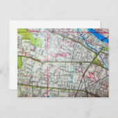 AUGUSTA, GA  Kaart Briefkaart (Voorkant / Achterkant)