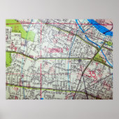 Augusta, GA  Map Poster (Voorkant)