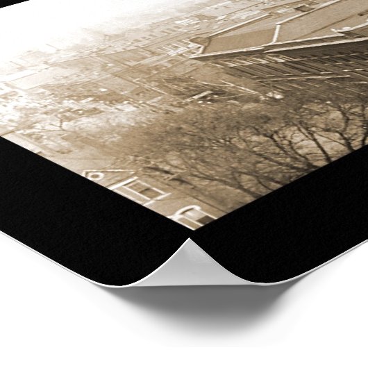 Augusta, GA Skyline Foto 1918 Poster (Hoek)