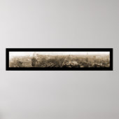 Augusta, GA Skyline Foto 1918 Poster (Voorkant)