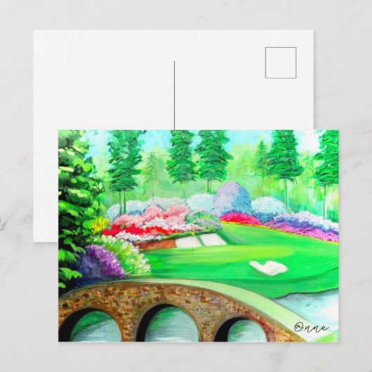 Augusta Georgia, Amen Briefkaart (Voorkant / Achterkant)