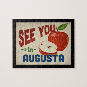 Augusta Georgia Apple - Vintage Travel Legpuzzel