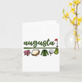 Augusta Georgia, Azalea, Golf, Pimento kaas, Jac Kaart (Gele Bloem)