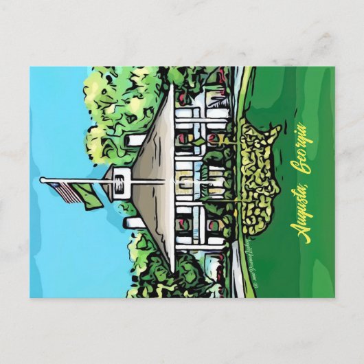 Augusta, Georgia Briefkaart (Voorkant)